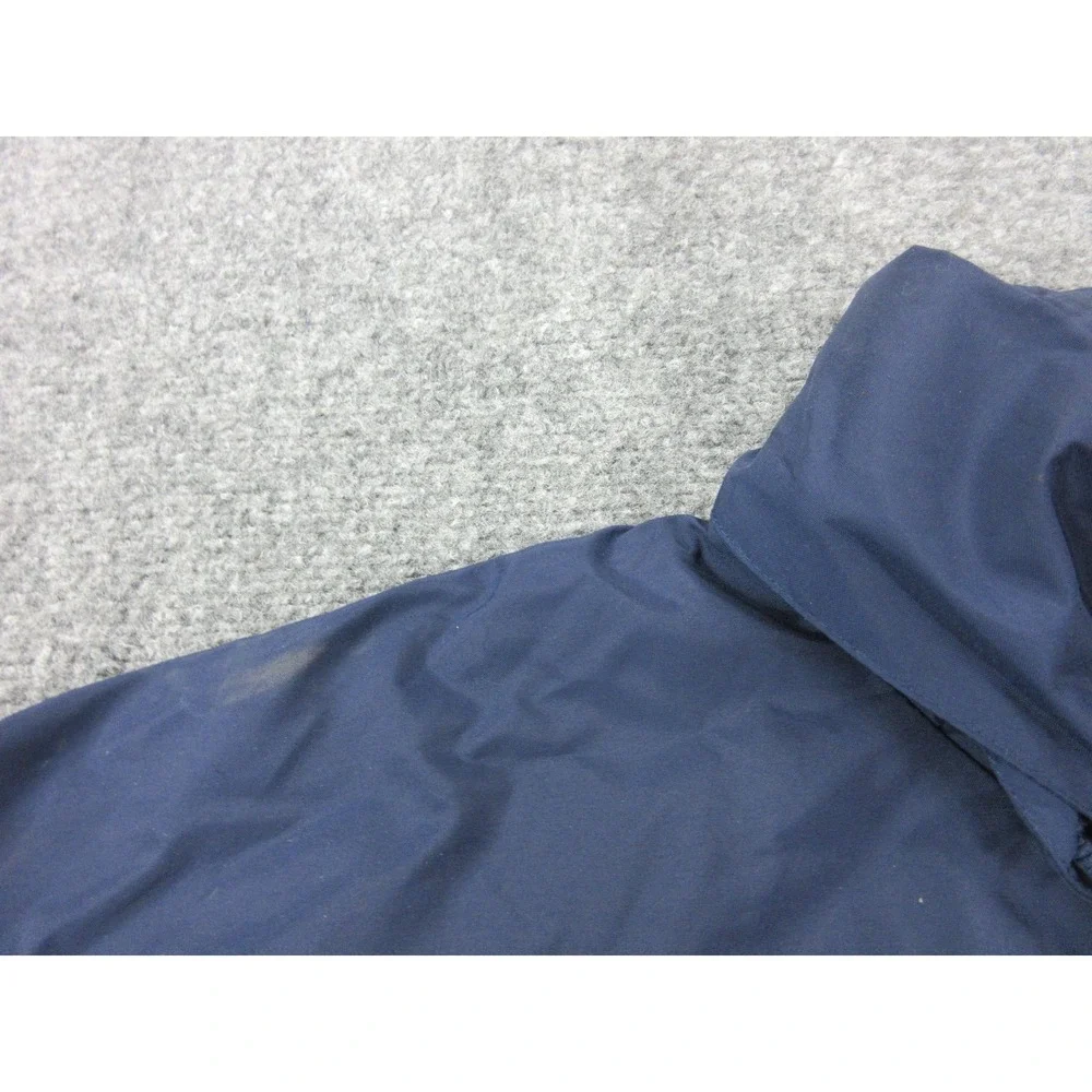 Vintage Nike Jacket‎ Mens 2XL Red Navy Full Zip Hooded Windbreaker Colorblock